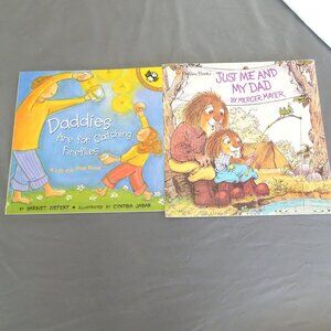 Daddies / Just Me and my Dad - Lot of 2 books, paperback